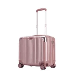 Valise à 4 Roues En Plastique Avec Tige De Traction -Bagage Soldes valise 4 roues plastique tige traction 03
