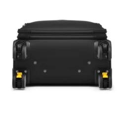 Valise Cabine Noire à Multi Compartiments En Tissu Oxford -Bagage Soldes valise cabine noire multi compartiments tissu oxford 03