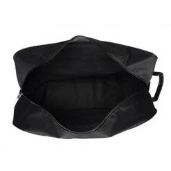 Valise Souple Noire à Bandoulière En Tissu Oxford -Bagage Soldes valise souple noire bandouliere tissu oxford 03